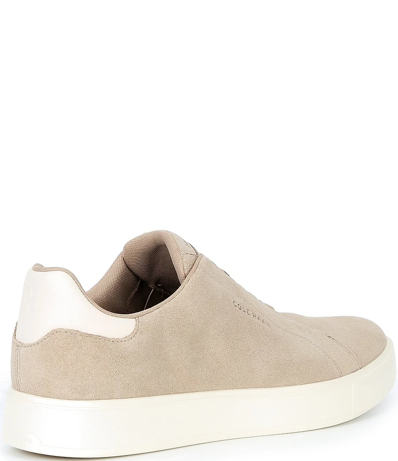Cole Haan Men's GrandPrø Luxe Suede Slip On Sneakers