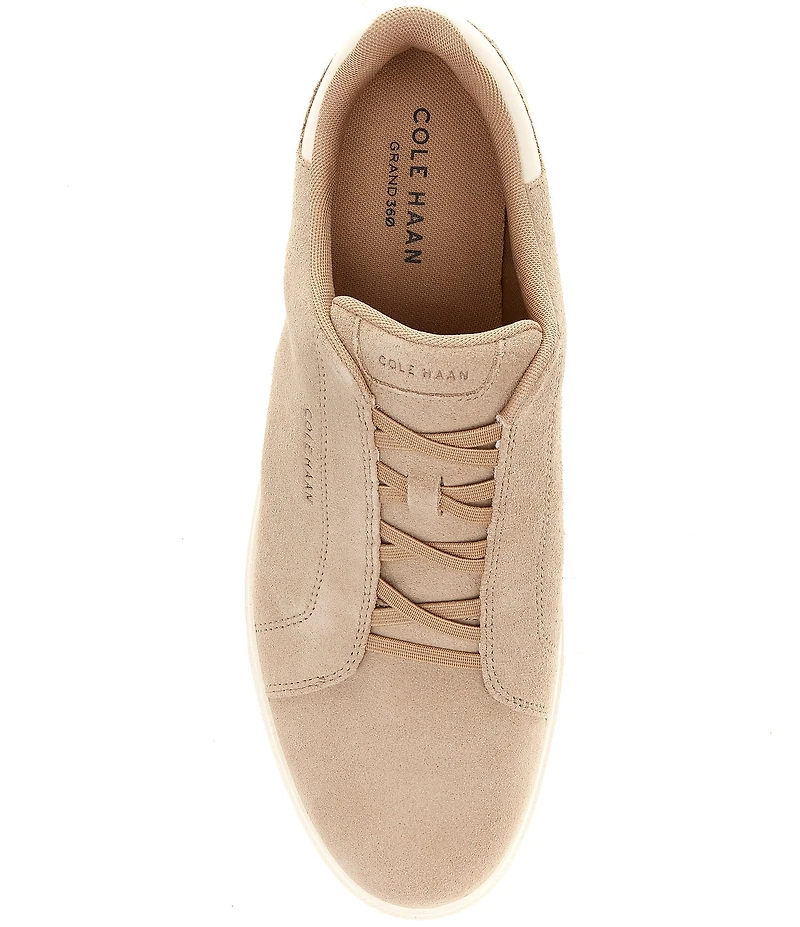 Cole Haan Men's GrandPrø Luxe Suede Slip On Sneakers