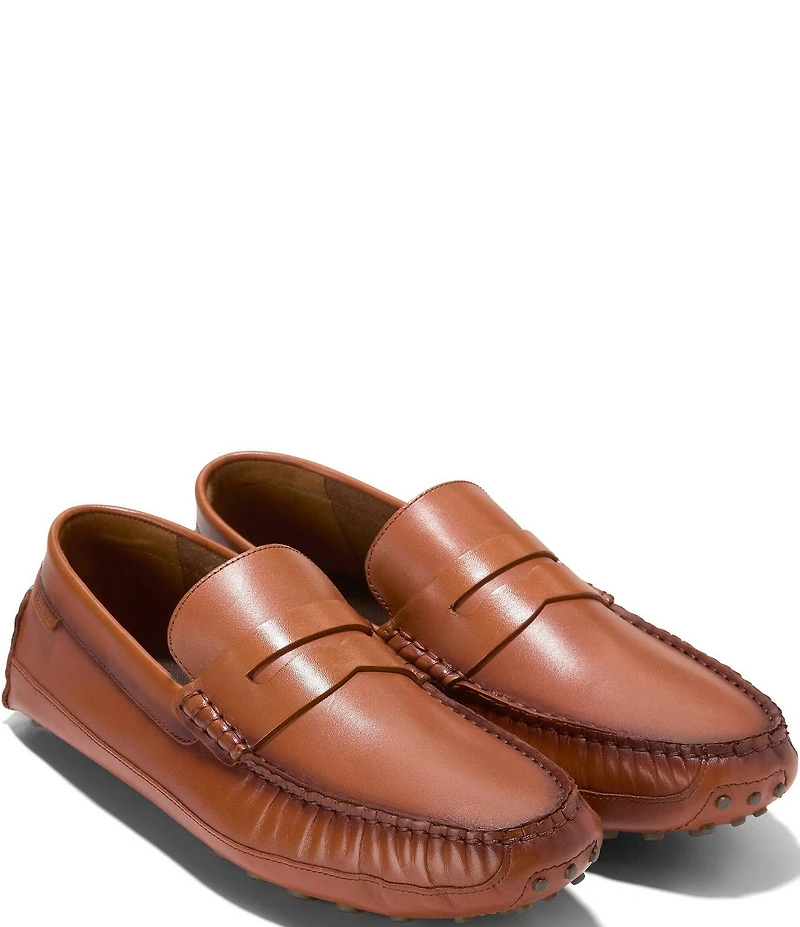 Cole Haan Men's Hall Grand Leather Penny Driving Loafers