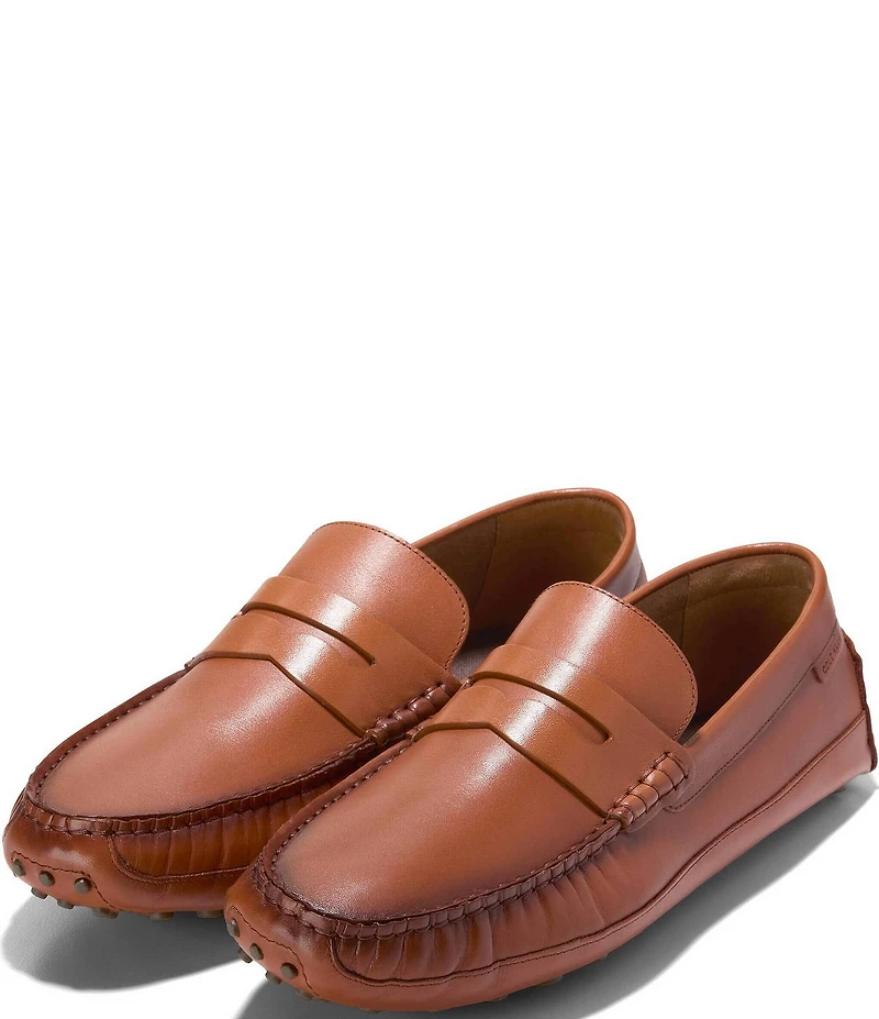 Cole Haan Men's Hall Grand Leather Penny Driving Loafers