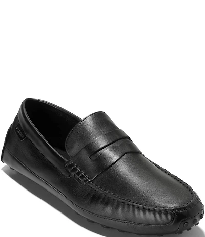 Cole Haan Men's Hall Grand Leather Penny Driving Loafers