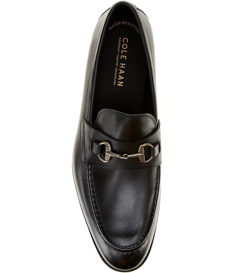 Cole Haan Men's Harmon Grand Water Resistant Leather Bit Buckle Loafers