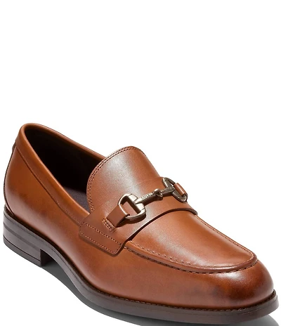 Cole Haan Men's Harmon Grand Water Resistant Leather Bit Buckle Loafers
