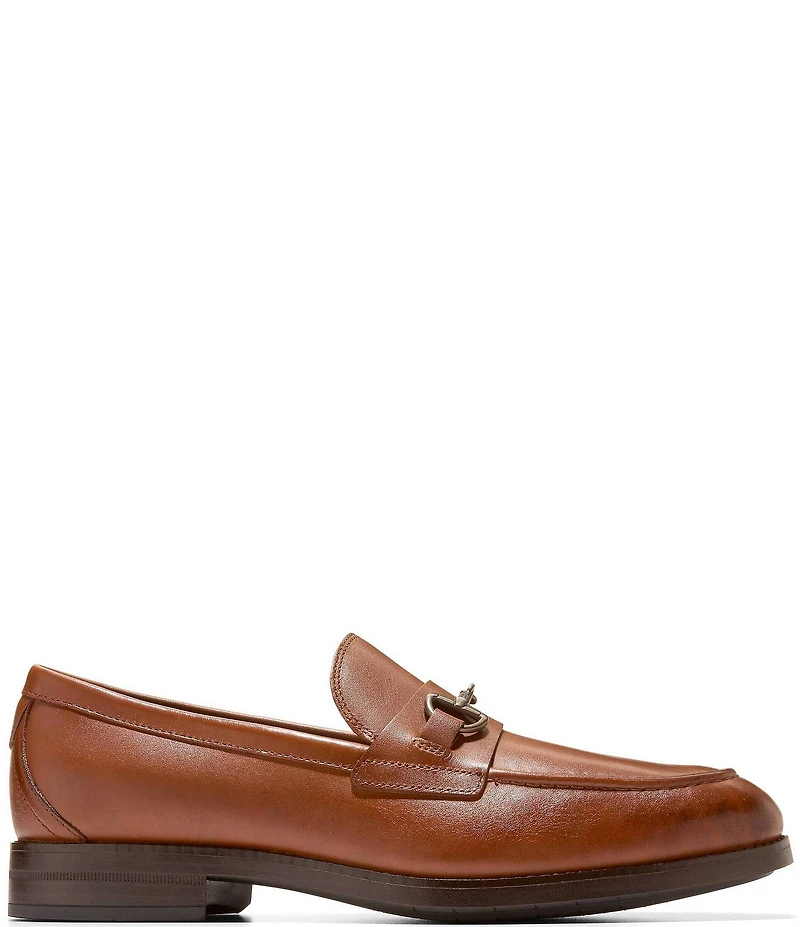 Cole Haan Men's Harmon Grand Water Resistant Leather Bit Buckle Loafers