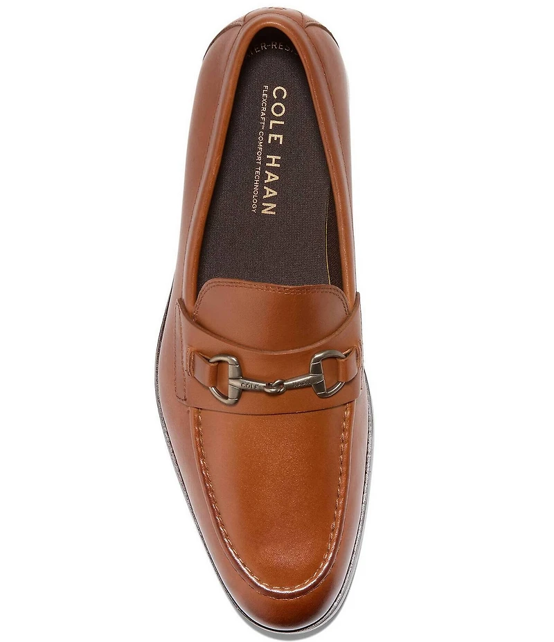 Cole Haan Men's Harmon Grand Water Resistant Leather Bit Buckle Loafers