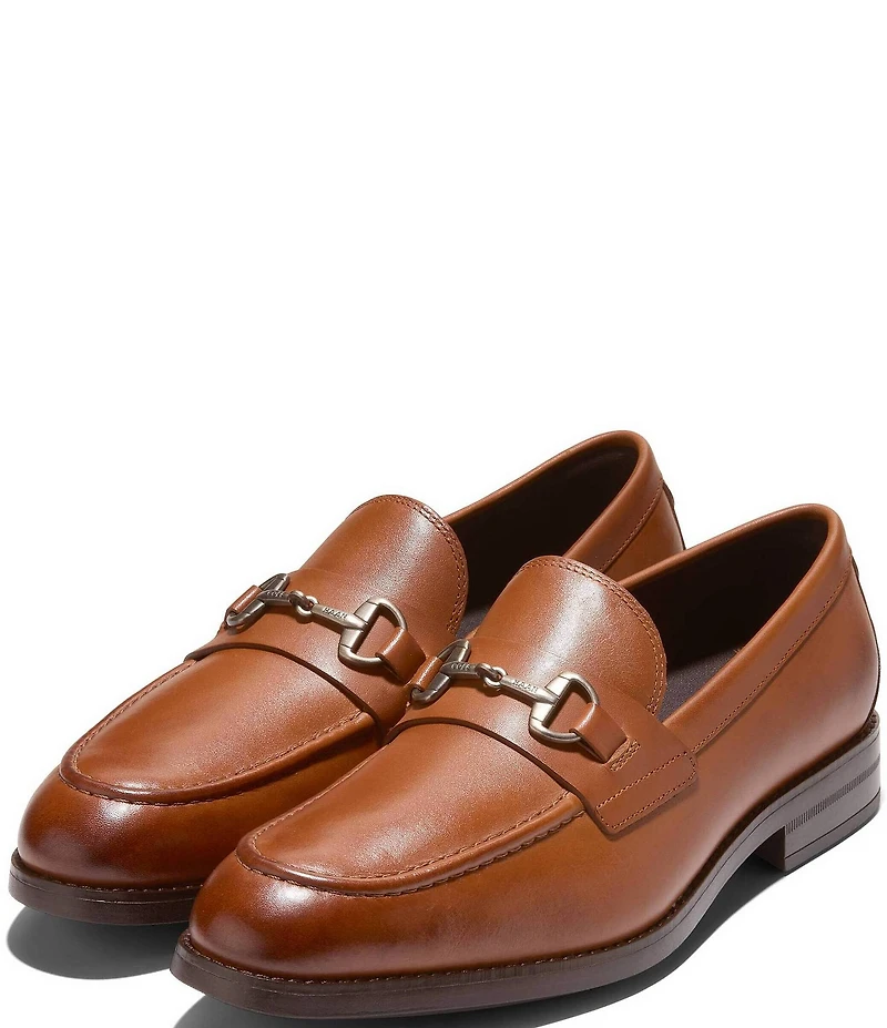 Cole Haan Men's Harmon Grand Water Resistant Leather Bit Buckle Loafers