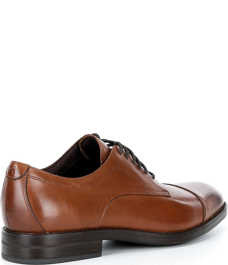 Cole Haan Men's Harmon Grand Water Resistant Leather Cap Toe Oxfords