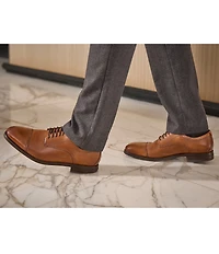 Cole Haan Men's Harmon Grand Water Resistant Leather Cap Toe Oxfords