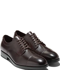 Cole Haan Men's Harmon Grand Water Resistant Leather Cap Toe Oxfords