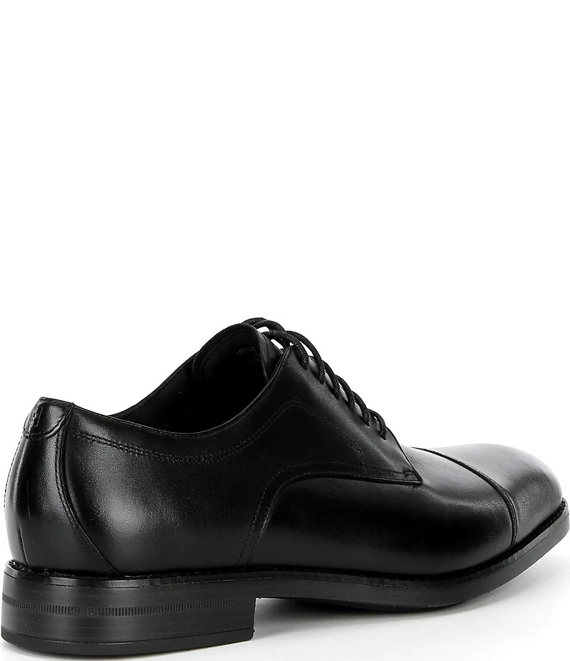 Cole Haan Men's Harmon Grand Water Resistant Leather Cap Toe Oxfords