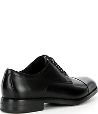 Cole Haan Men's Harmon Grand Water Resistant Leather Cap Toe Oxfords