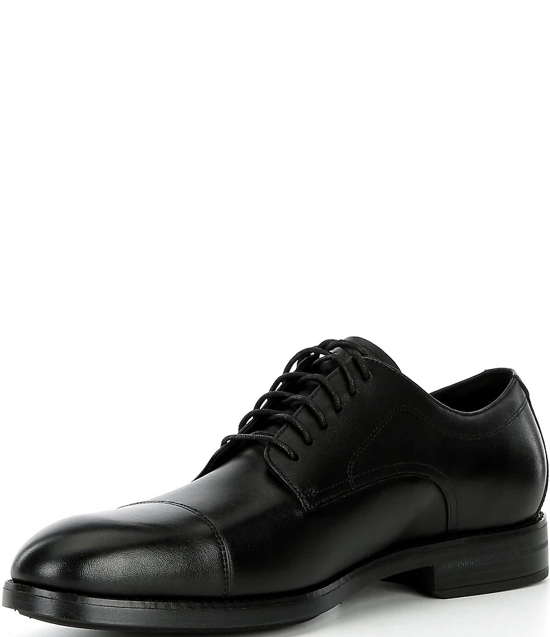 Cole Haan Men's Harmon Grand Water Resistant Leather Cap Toe Oxfords
