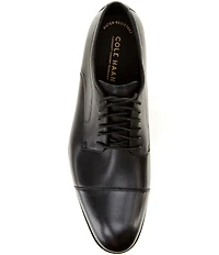Cole Haan Men's Harmon Grand Water Resistant Leather Cap Toe Oxfords