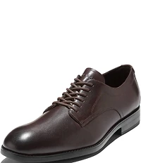 Cole Haan Men's Harmon Grand Water Resistant Leather Plain Toe Oxfords