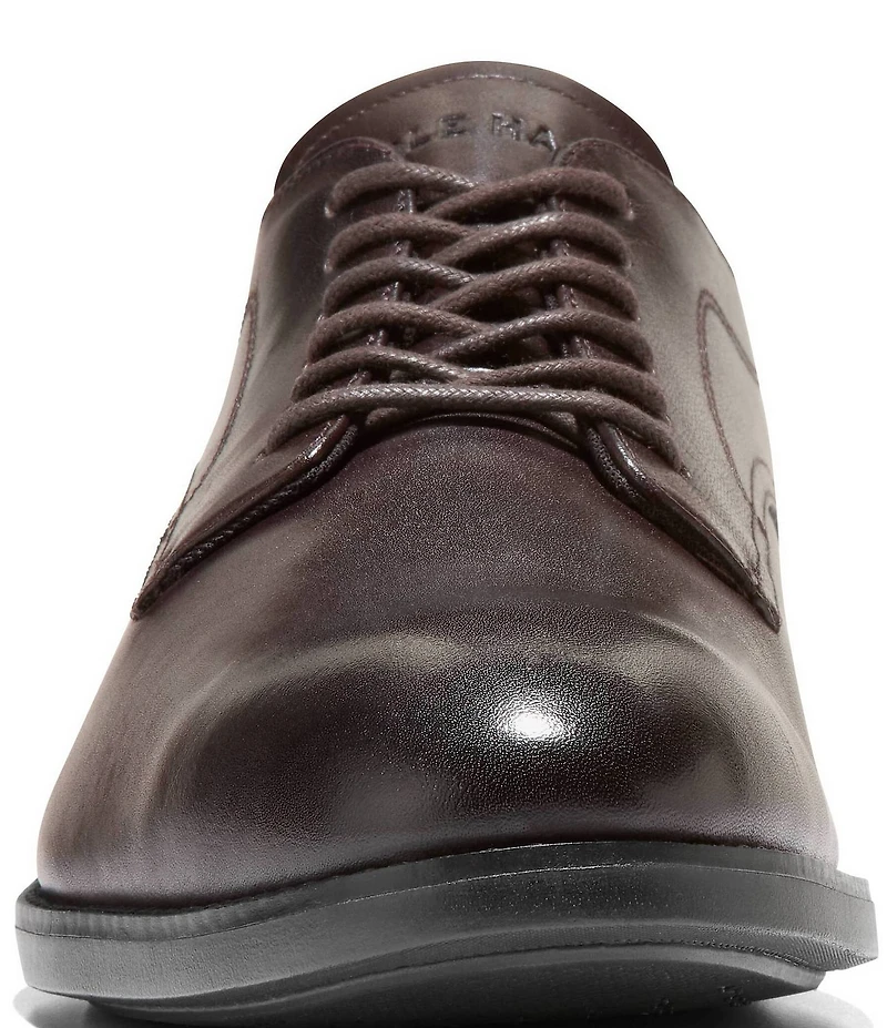 Cole Haan Men's Harmon Grand Water Resistant Leather Plain Toe Oxfords