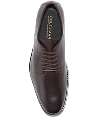 Cole Haan Men's Harmon Grand Water Resistant Leather Plain Toe Oxfords