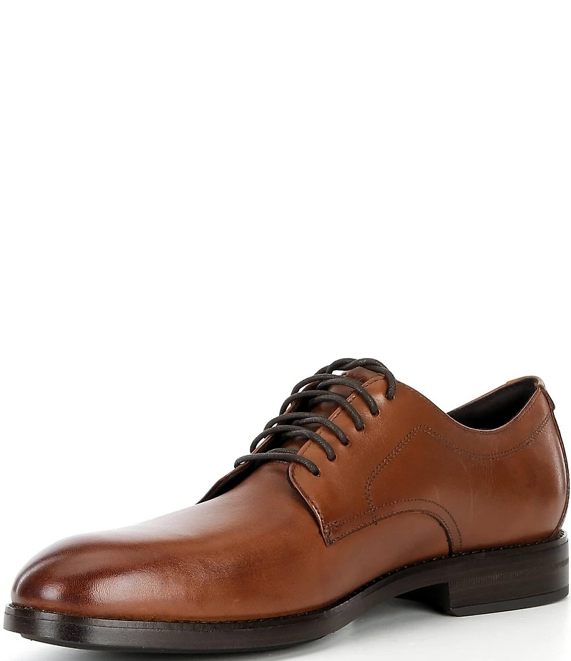 Cole Haan Men's Harmon Grand Water Resistant Leather Plain Toe Oxfords