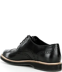 Cole Haan Men's Morse Grand Leather Brogue Detail Wingtip Oxfords