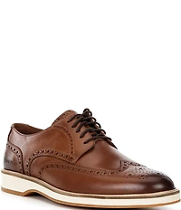 Cole Haan Men's Morse Grand Leather Brogue Detail Wingtip Oxfords