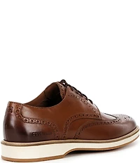 Cole Haan Men's Morse Grand Leather Brogue Detail Wingtip Oxfords
