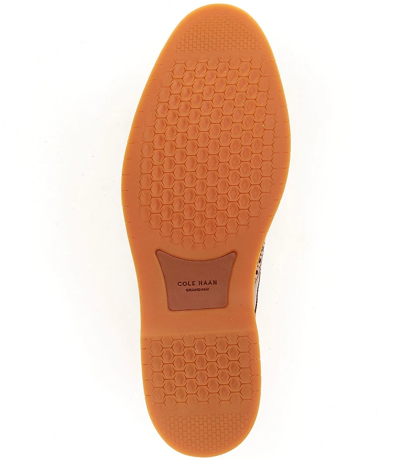 Cole Haan Men's Morse Grand Leather Brogue Detail Wingtip Oxfords