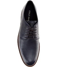 Cole Haan Men's Morse Grand Pebbled Leather Plain Toe Oxfords