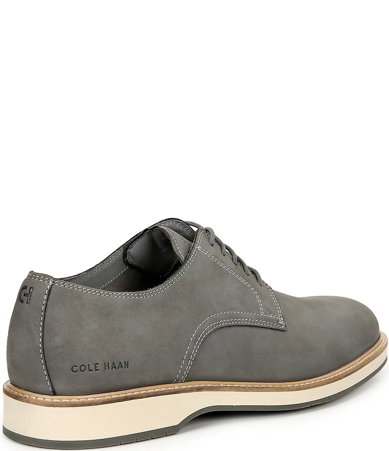 Cole Haan Men's Morse Grand Nubuck Plain Toe Oxfords