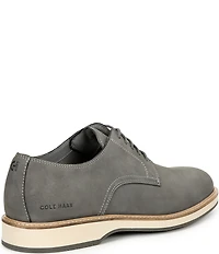 Cole Haan Men's Morse Grand Nubuck Plain Toe Oxfords