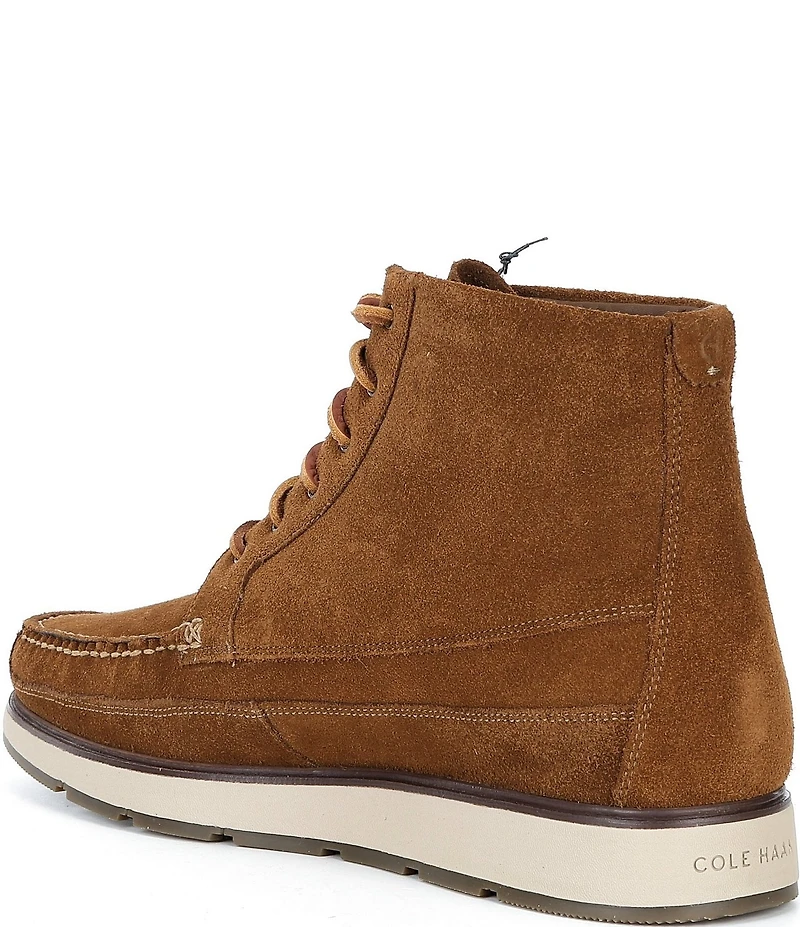 Cole Haan Men's Muir Waterproof Suede Moc Toe Boots