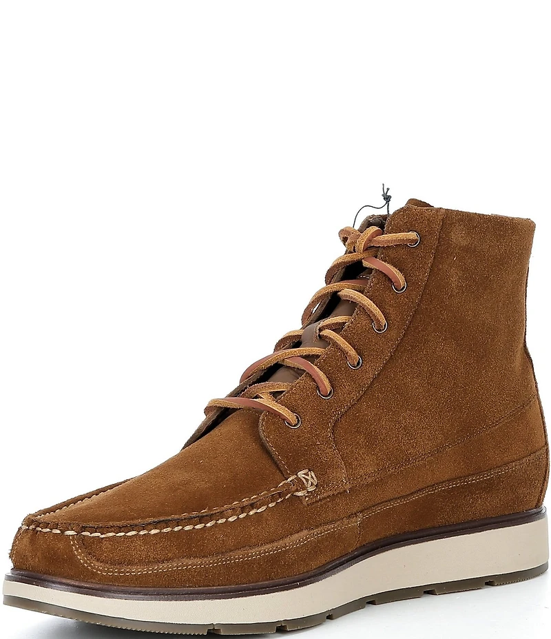 Cole Haan Men's Muir Waterproof Suede Moc Toe Boots