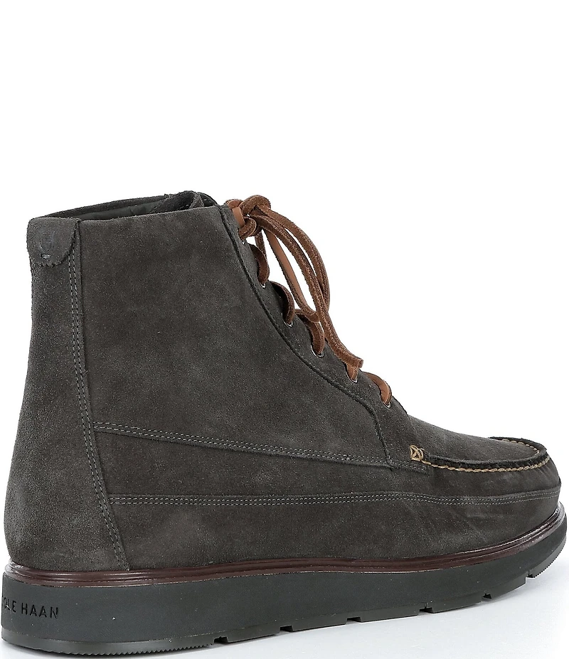 Cole Haan Men's Muir Waterproof Suede Moc Toe Boots