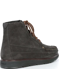 Cole Haan Men's Muir Waterproof Suede Moc Toe Boots