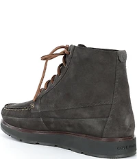 Cole Haan Men's Muir Waterproof Suede Moc Toe Boots