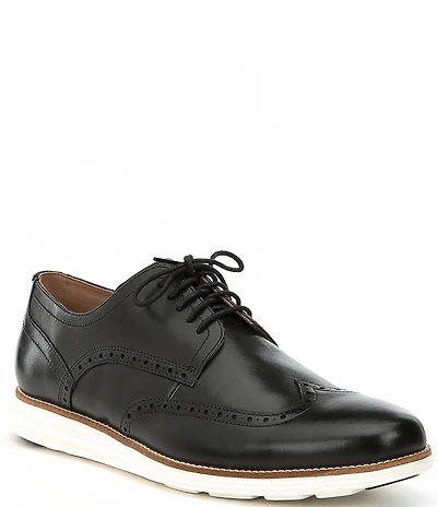 Cole Haan Men's ØriginalGrand Leather Brogue Wingtip Detail Oxfords