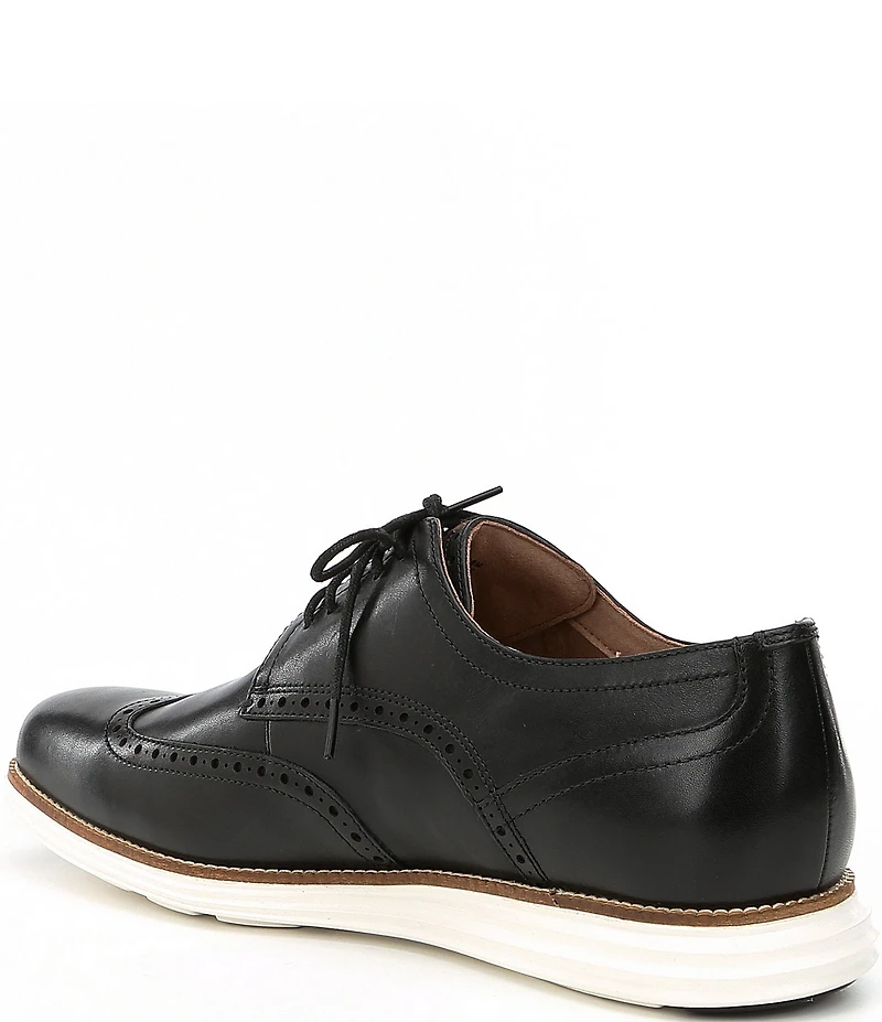 Cole Haan Men's ØriginalGrand Leather Brogue Wingtip Detail Oxfords