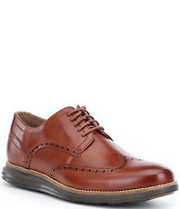 Cole Haan Men's ØriginalGrand Leather Brogue Detail Wingtip Oxfords
