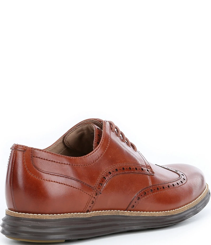 Cole Haan Men's ØriginalGrand Leather Brogue Detail Wingtip Oxfords