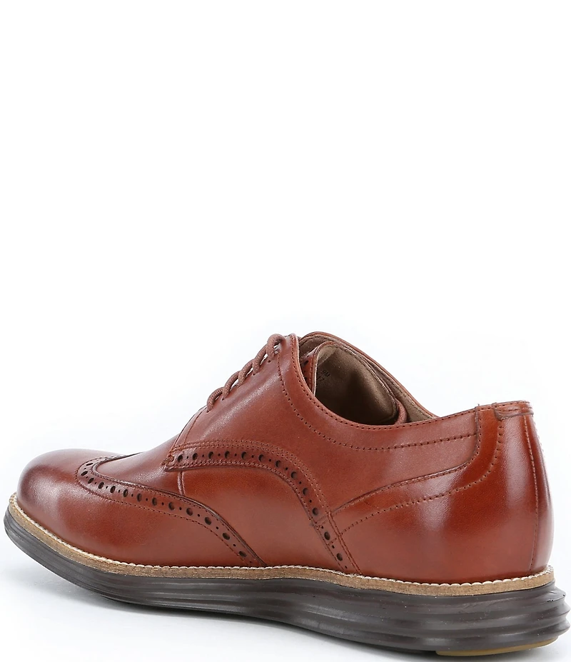 Cole Haan Men's ØriginalGrand Leather Brogue Detail Wingtip Oxfords