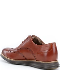 Cole Haan Men's ØriginalGrand Leather Brogue Detail Wingtip Oxfords