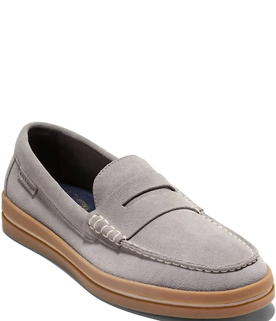 Cole Haan Men's Pinch Suede Long-Weekender Penny Loafers