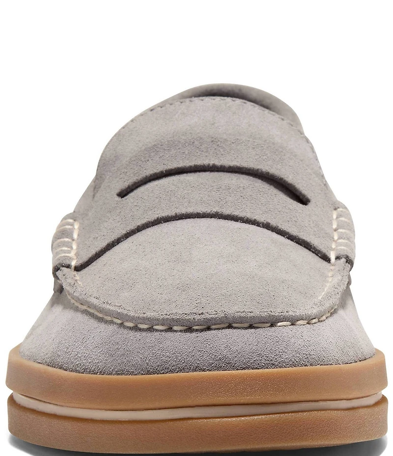 Cole Haan Men's Pinch Suede Long-Weekender Penny Loafers