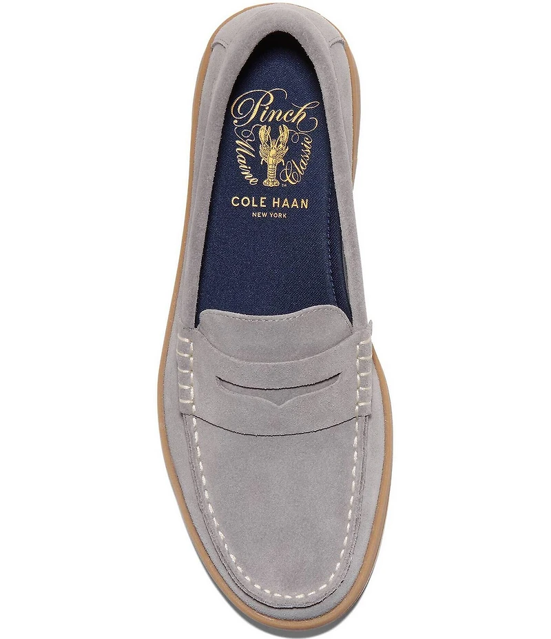 Cole Haan Men's Pinch Suede Long-Weekender Penny Loafers