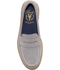 Cole Haan Men's Pinch Suede Long-Weekender Penny Loafers