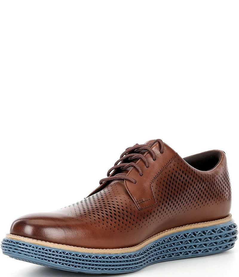 Cole Haan Men's ØriginalGrand 2.0 Perforated Leather Plain Toe Oxfords
