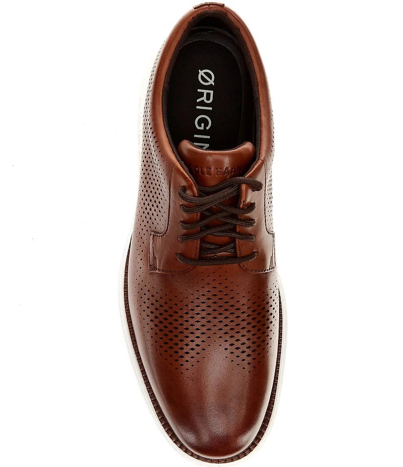 Cole Haan Men's ØriginalGrand 2.0 Perforated Leather Plain Toe Oxfords