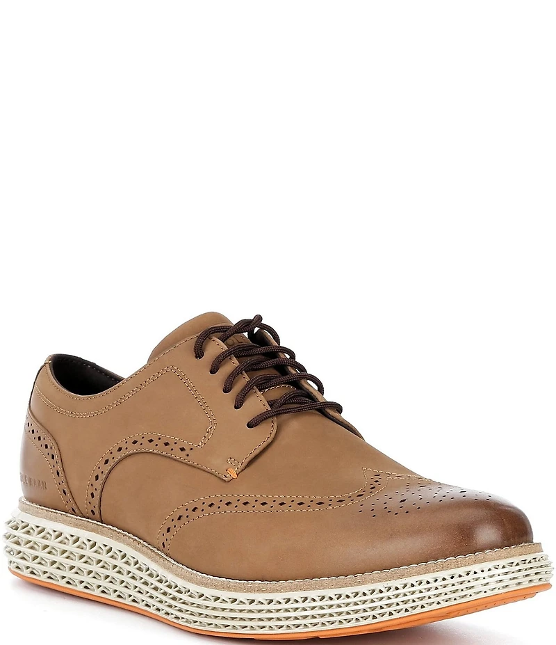 Cole Haan Men's ØriginalGrand 2.0 Nubuck Wingtip Oxfords