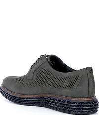 Cole Haan Men's ØriginalGrand 2.0 Perforated Nubuck Plain Toe Oxfords