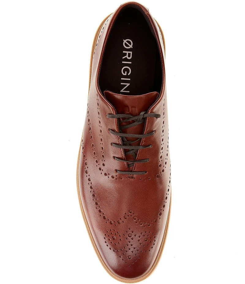 Cole Haan Men's ØriginalGrand Cityspectre Leather Brogue Detail Wingtip Oxfords