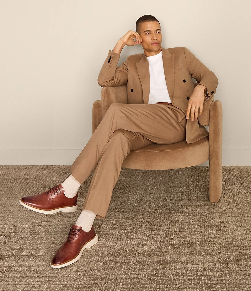 Cole Haan Men's ØriginalGrand Cityspectre Leather Brogue Detail Wingtip Oxfords