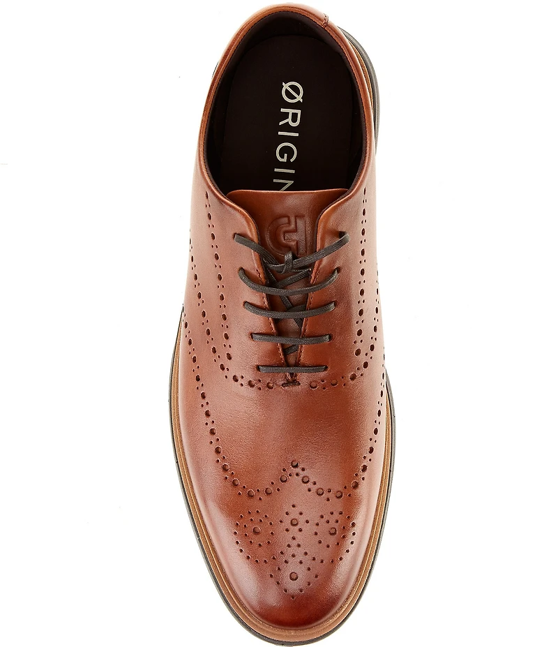 Cole Haan Men's ØriginalGrand Cityspectre Leather Brogue Detail Wingtip Oxfords